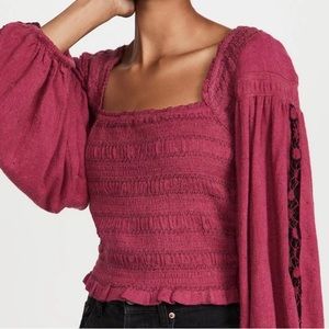 NWT Free People Maggie Style Top